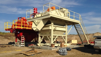 Skid Mounted Wet Screen